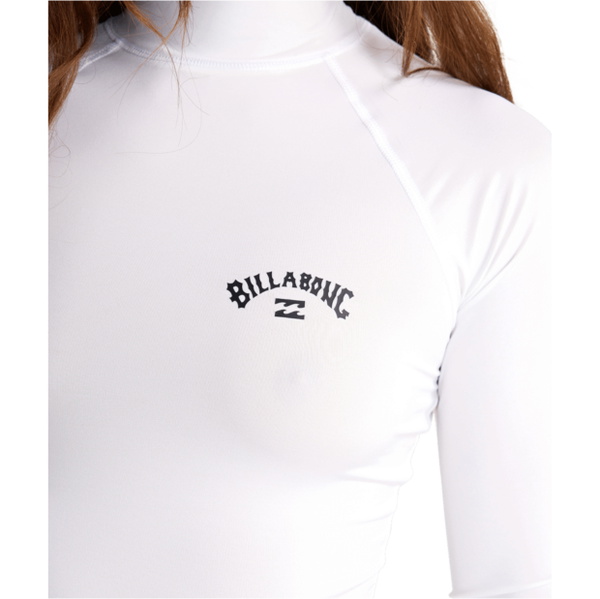 2026 Billabong Tropisk Surf-lycra-vest Med Lange ærmer Til Kvinder EBJWR03014 - White